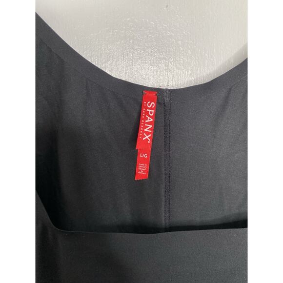 Spanx 159488 Women's Thinstincts Open-Bust Mid-Thigh Shaping Bodysuit - Size L - Picture 1 of 14